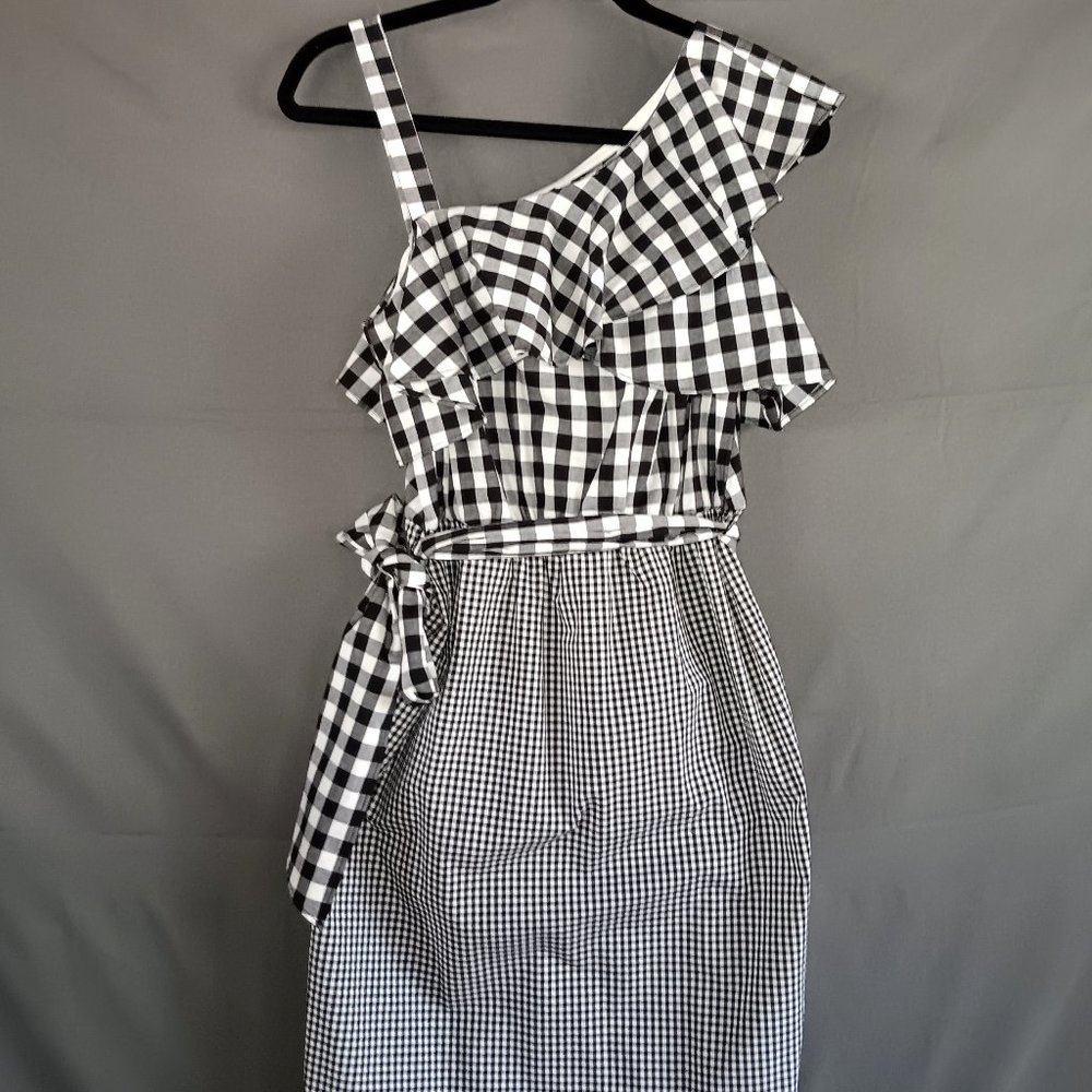 Calvin Klein Women's Checkered Gingham Dress Size 6